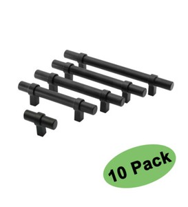Pack of 10 Pewter Black 145mm Handles Kitchen Furniture Wardrobe Cupboard Pulls Hardware VK-5711 Pack of 10 Pewter Black 145mm Handles Kitchen Furniture Wardrobe Cupboard Pulls Hardware VK-5711