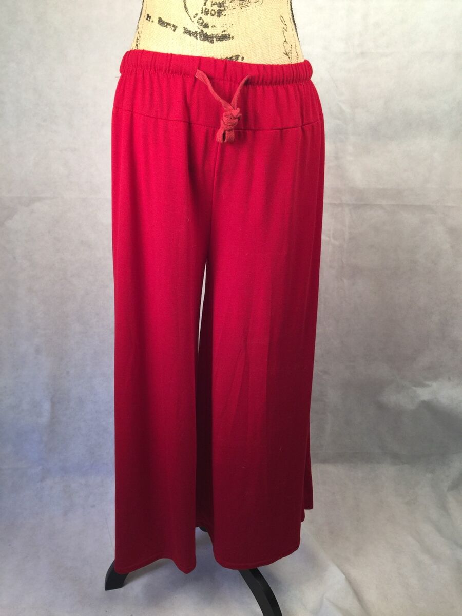 Red gaucho pants 2025