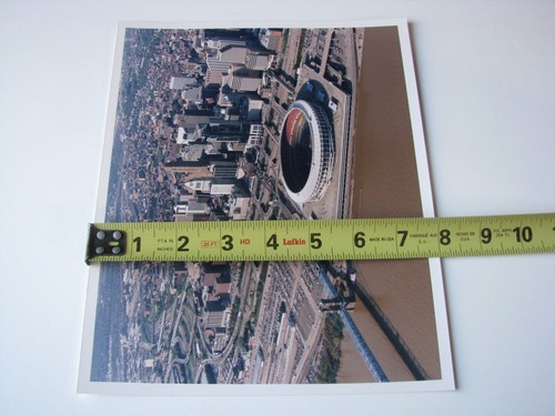 Vintage Cincinnati Ohio Riverfront Stadium City Skyline Printed Photograph 8x10 - Picture 7 of 20