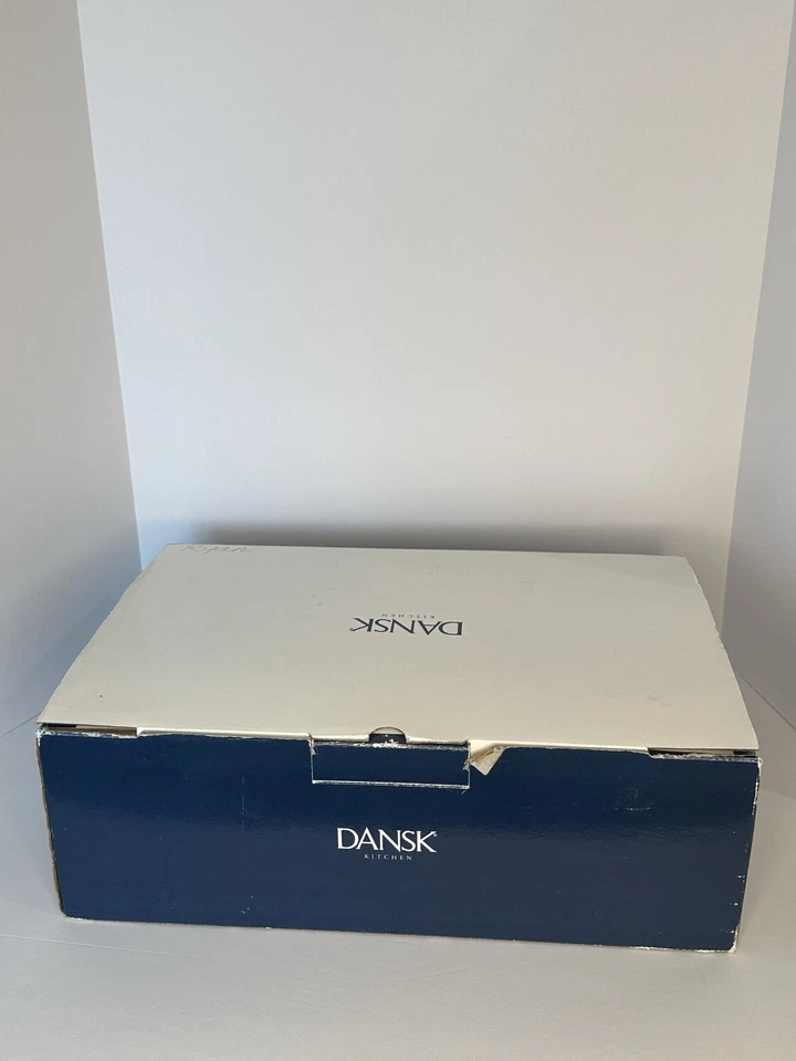 DANSK винтажный бистро эмаль красный фондю горшок полный чугун горелка новый в коробке - Изображение 3 из 4