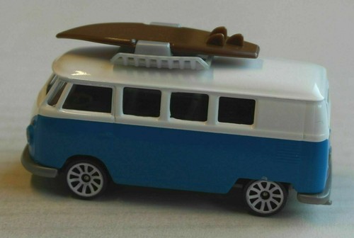 MAJORETTE VINTAGE VW T1 VAN SCALA 1/64 DIE-CAST METAL CARS 7,5 CM. NUOVO BLISTER - Foto 10 di 12