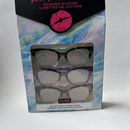BETSEY JOHNSON 💋Designer Reading Glasses +1.50  NEW Eyeglasses - Picture 7 of 8