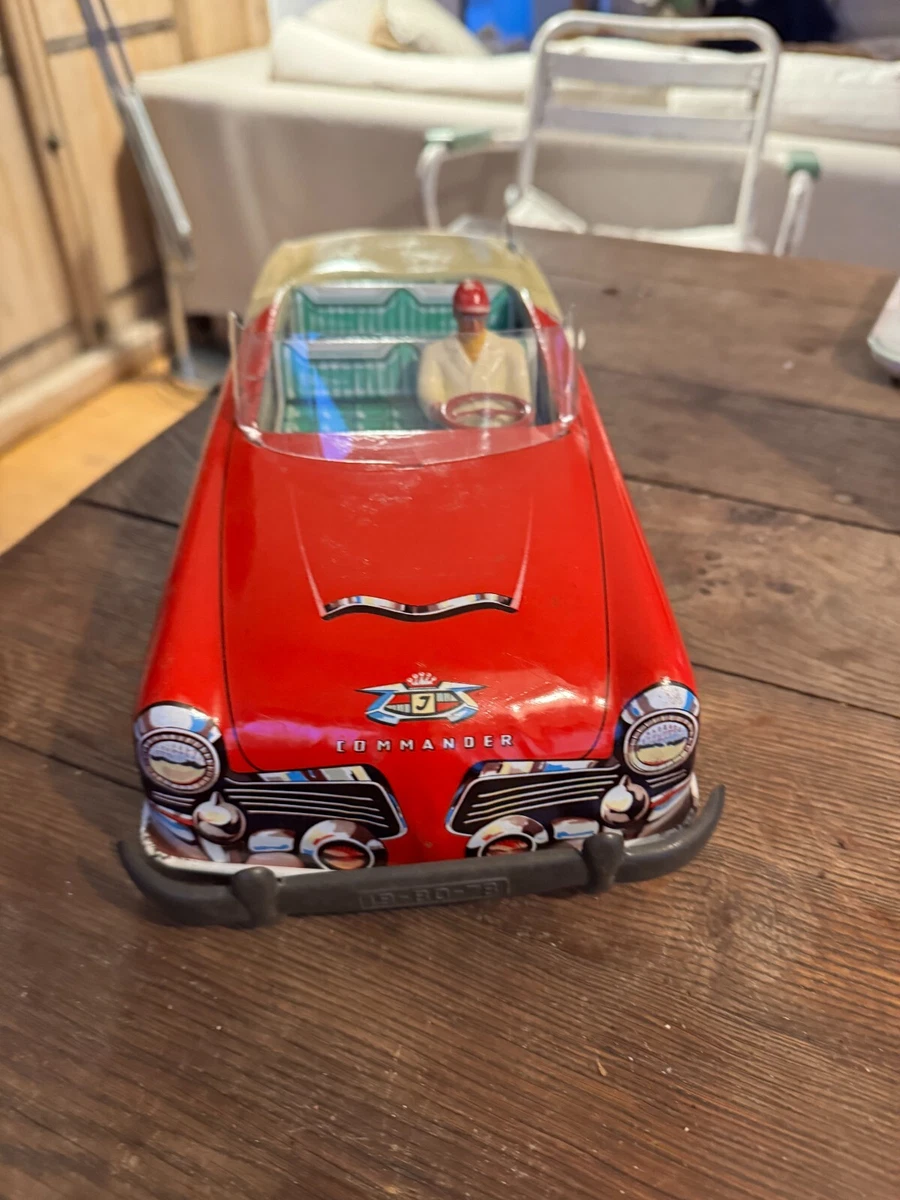 Voiture De Course Mécanique ML Martinan Larnaude – Jouet Ancien Tôle – France – Joustra