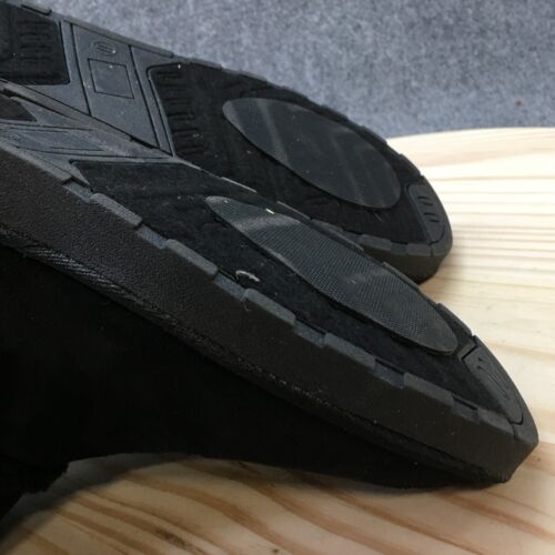 Arizona Jean Co Winter Snow Boots Womens 11 Black Suede Round Pull On Faux Fur - Picture 12 of 17