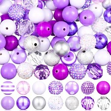 100 Pcs 20 mm Rhinestone Beads Shine Disco Ball Bubblegum Stylish Style