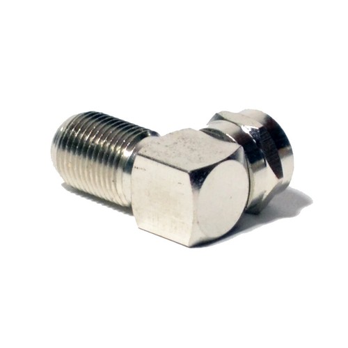 10er Pack 90 Grad Rechter Winkel F RG6 RG59 Koaxial Koax Stecker Adapter - Bild 3 von 6