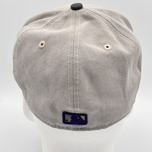Gray 5950 New York Yankees Hat 7 1/4 Baseball Cap New Era Fitted NY NYC 59Fifty - Picture 3 of 6