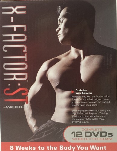 Weider X Factor ST Complete 12 DVDs Workout Program - 第 4/5 張圖片