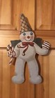 Original Mr Bingle hand cut wooden plaque ready to display