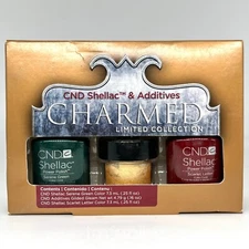 New CND Shellac & Additives Charmed Limited Collection Gel Polish Set