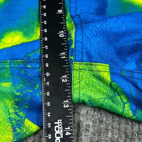 ZeroXposur Drift Boys Swim Trunks XL-18/20 Neon Blue Green Drawstring Pockets - Picture 13 of 19