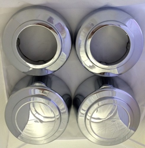 NEW 1994-2008 FORD E250 E350 F250 F350 Single Wheel Center Hub Caps 4x4 SET of 4 - Picture 1 of 5