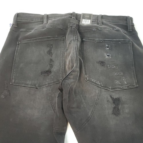 G-Star Raw 5620 3D Zip Knee Slim Herren 36x32 Stretch Distress Schwarz Skinny Jeans - Bild 18 von 21