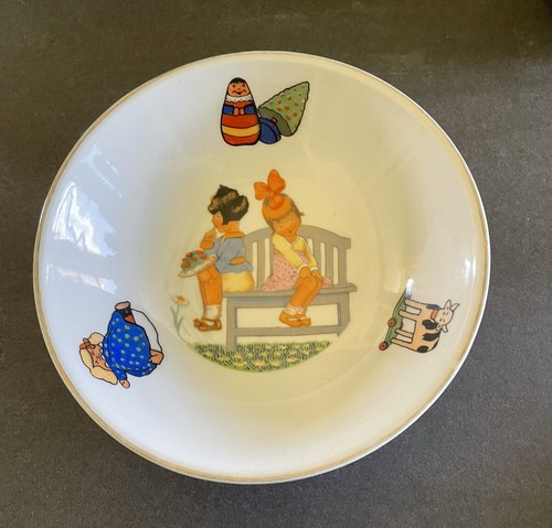 Vintage 4 Piece Oremont Bavaria Childs Dish,Soup Bowl and Creamer Made in German - Picture 5 of 5