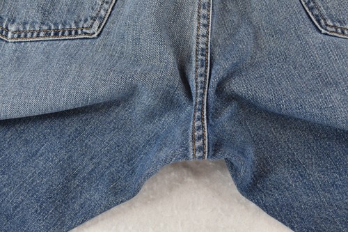 Polo Ralph Lauren Classic 867 Straight Mid Rise Distressed Med Denim Mens 36x30 - Picture 7 of 23