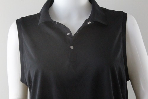 RLX Ralph Lauren Damen ärmelloses Golf Polo Top L schwarz Neu mit Etikett - Bild 3 von 14
