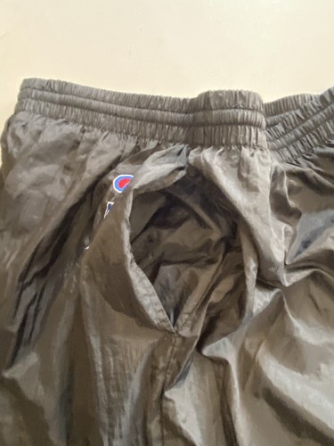 Champion Vintage NBA Black Nylon Sweatpants Men’s Size XXL - Picture 8 of 9