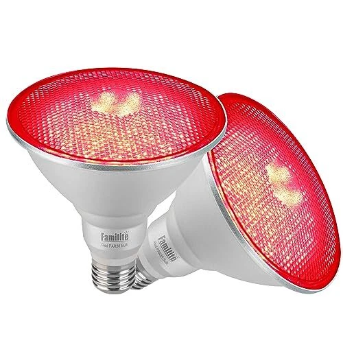 Red Par38 LED Flood Light Bulbs 30W 100 Watt Equivalent