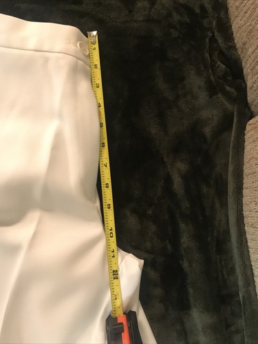 Vintage White Dress Bell Bottom Pants Pandora Made In USA From Emporium - Picture 8 of 8
