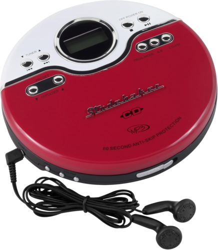 Personal CD/MP3 Player, w/ Audio Book Compatibility, Joggable, Bookmark Feature - Picture 10 of 12