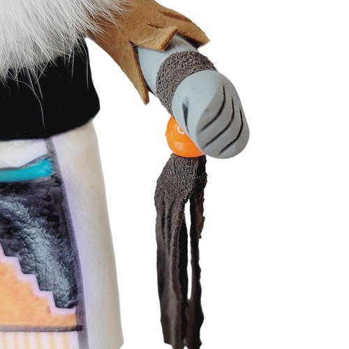 Vintage Zuni Rain Priest handgefertigte indianische Kachina Puppe handbemalt Indianer - Bild 6 von 10