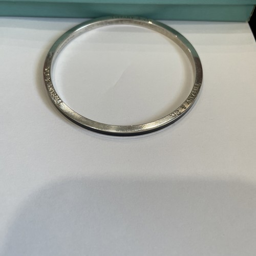 Tiffany & Co Armreif Armband schwarz Streifen Emaille Italien - Bild 14 von 16