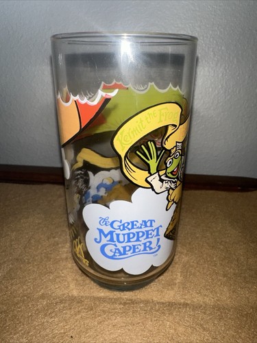 1981 McDonalds The Great Muppet Caper Glass GONZO FOZZY KERMIT Ballon Jim Henson - Picture 5 of 7