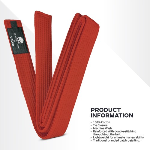Martial Arts Pure Cotton Taekwondo, Karate Belt | Hapkido | TKD Solid Color - Picture 61 of 75