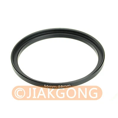 DSLRKIT 55mm-58mm 55-58 mm Step Up Filter Ring Stepping Adapter