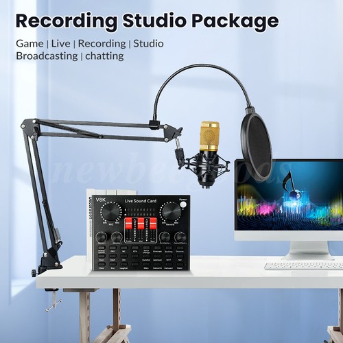 Complete Home Studio Recording Kit - Mixer, Condenser Mic for Music Podcast New - Picture 5 of 23