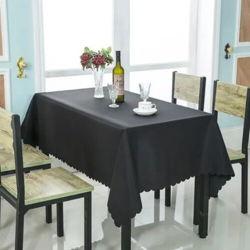 1PC Solid Plain Candy Table Cloth Cover Polyester Tablecloth Wedding Party Decor - Bild 32 von 40