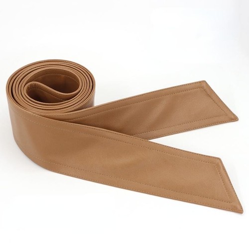 Damen Mantel Taillengürtel Trenchcoat PU Ledergürtel Daunenjacke Bund - Bild 11 von 15