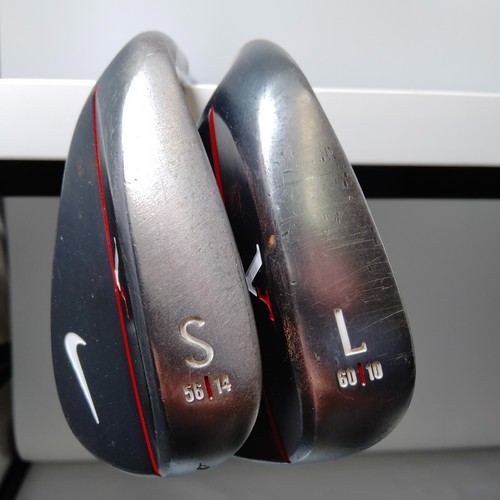 Lefty NIKE GOLF VR FORGED 56°60° 2pcs Wedge Set Flex-S400 Dynamic Gold - Picture 5 of 14