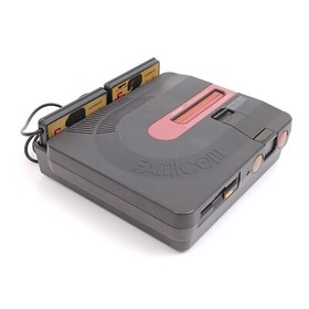 SHARP Twin Famicom FC AN-500B Black Console set 30 Softwares Japan Import Tested