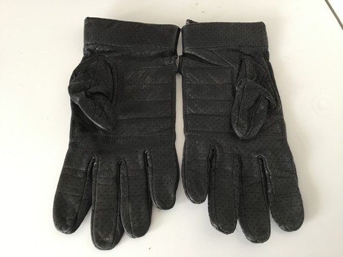 Harley Davidson Motorcycle Riding Gloves M Medium Leather Black - Picture 2 of 3
