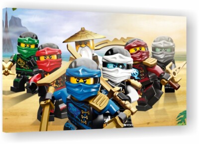 WANDBILD NINJAGO LEGO CANVAS LEINWAND BILD  o17