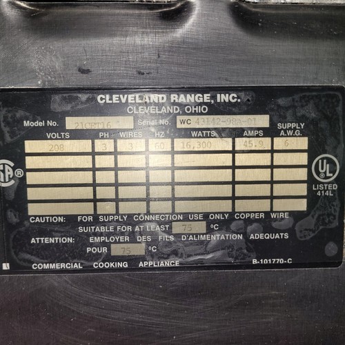 Cleveland Steamer 21CET16 Pin/Rack Support, Part #: 101305 Stainless Lot of 8 - Picture 6 of 7