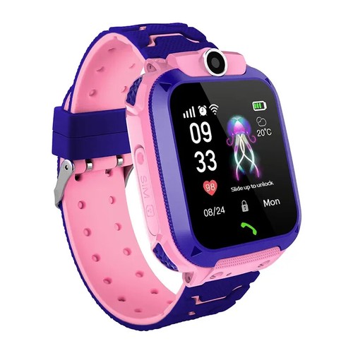 ✅ Montre Connectée Q12 Enfants Moniteur GPS Etanche Appel Téléphonique 2G SOS - Photo 6 sur 6