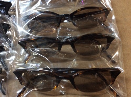 NEW ASSORTED BOX OF SUNGLASSES SUN GLASSES SET OF 12 GLASS COLORED SMALL LENS - Picture 5 of 6