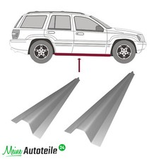 Schweller Reparaturblech für Jeep Grand Cherokee 1999-2004 Links + Rechts 167cm