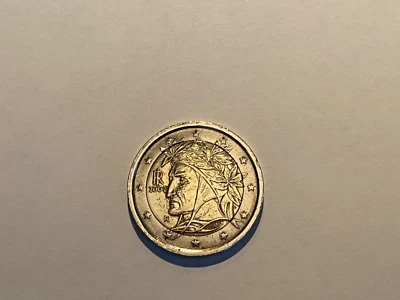 2 Euro, 2002, Danté Alighieri, Rome, Italie - Photo 1/2