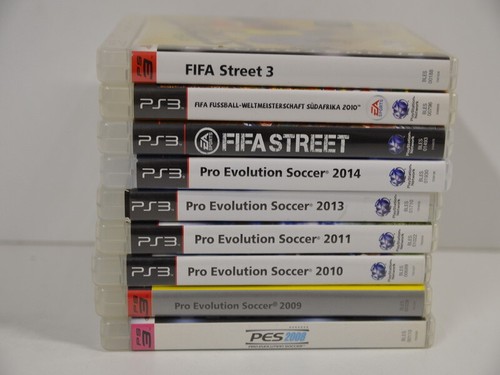 Playstation 3 PS3 Pro Evolution Soccer 9 Games - 2008 - 2014 FIFA Street 1 + 3 - Picture 2 of 2