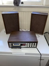 Vintage Sound Design Stereo 8 Track Player 4840C Works W/speakers