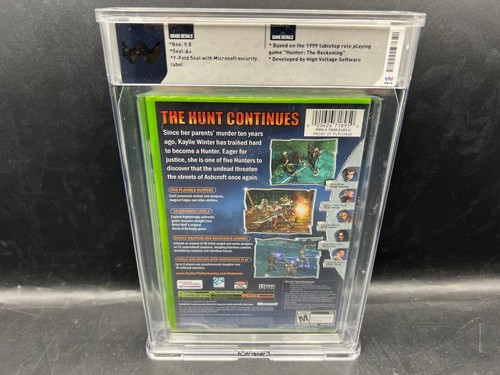 Hunter The Reckoning Redeemer Xbox WATA 9.8 A+ FACTORY SEALED MINT VGA - Picture 2 of 6