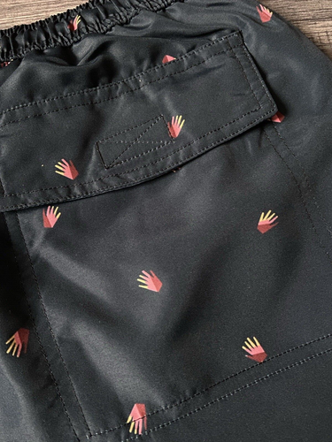 PAUL SMITH MULTISTRIPE HANDS PRINT SWIM SHORTS SIZE M 30"-32" BNWoT - Picture 6 of 8