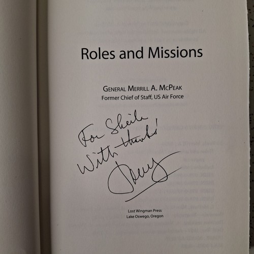 Roles and Missions by Merrill McPeak 2014 Leatherbound Signed - Picture 3 of 6
