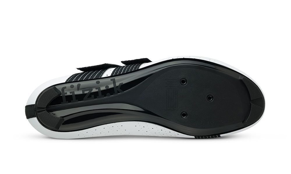 Fizik Tempo R5 Powerstrap Road Cycling Shoe, White/Black