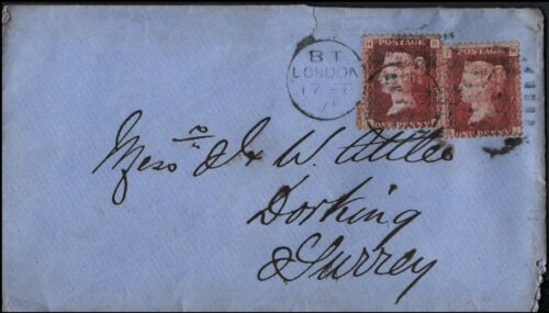 QV Covers 1840 - 1879 1d Red & GB Postal History Postmarks Locations + Imperf MX - Picture 76 of 275
