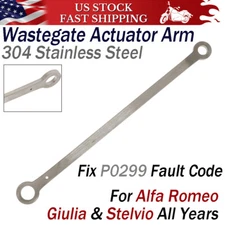 For Alfa Romeo Stelvio & Giulia 2.0 Turbo Wastegate Actuator Arm Code P0299 Fix
