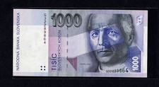 SLOVAKIA 1000 KORUN 1995 PICK#24 Nice XF+
